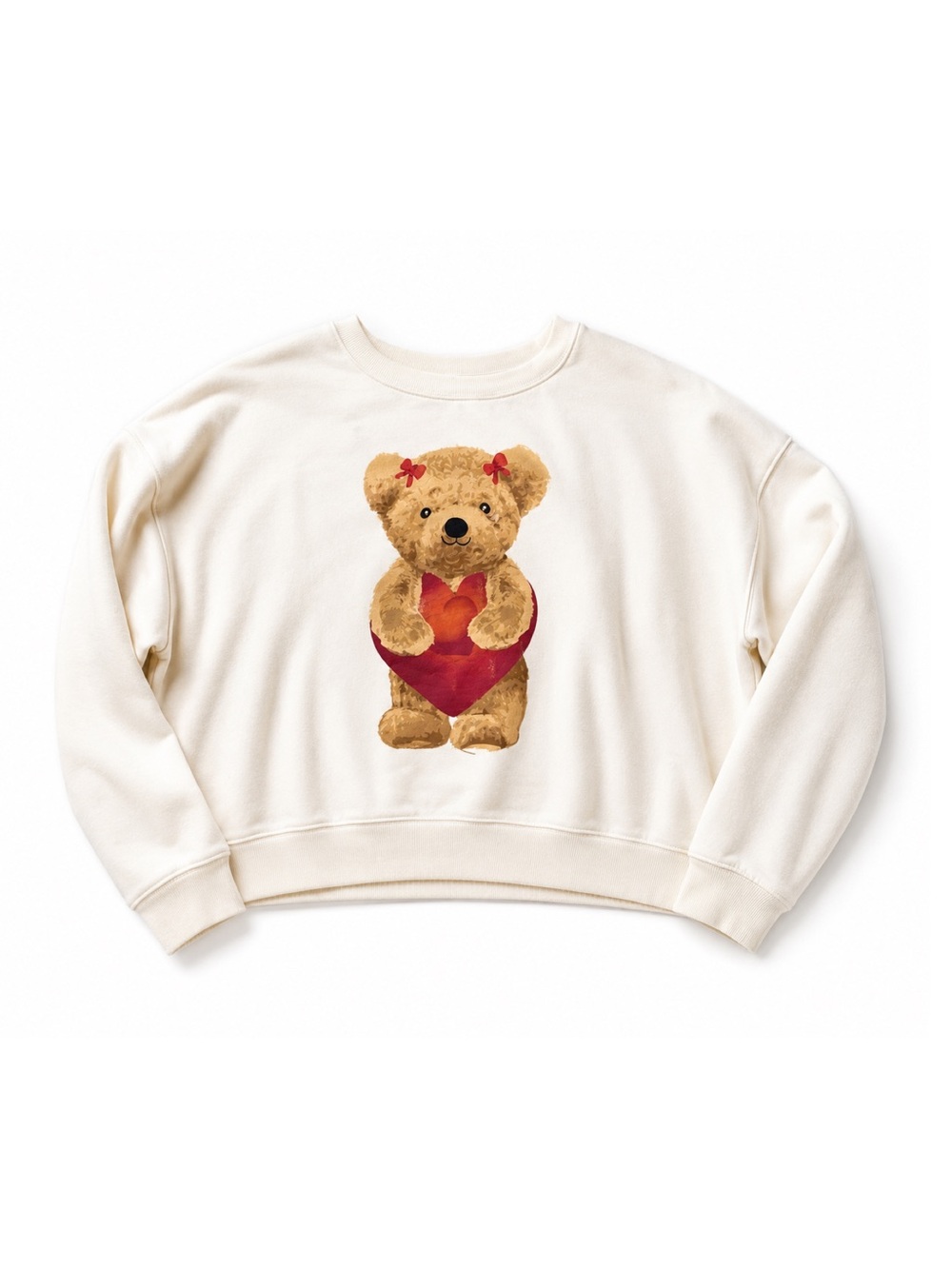 Grayson Threads Teddy Bear Graphic Sweatshirt Women’s XXL Oversized Crewneck